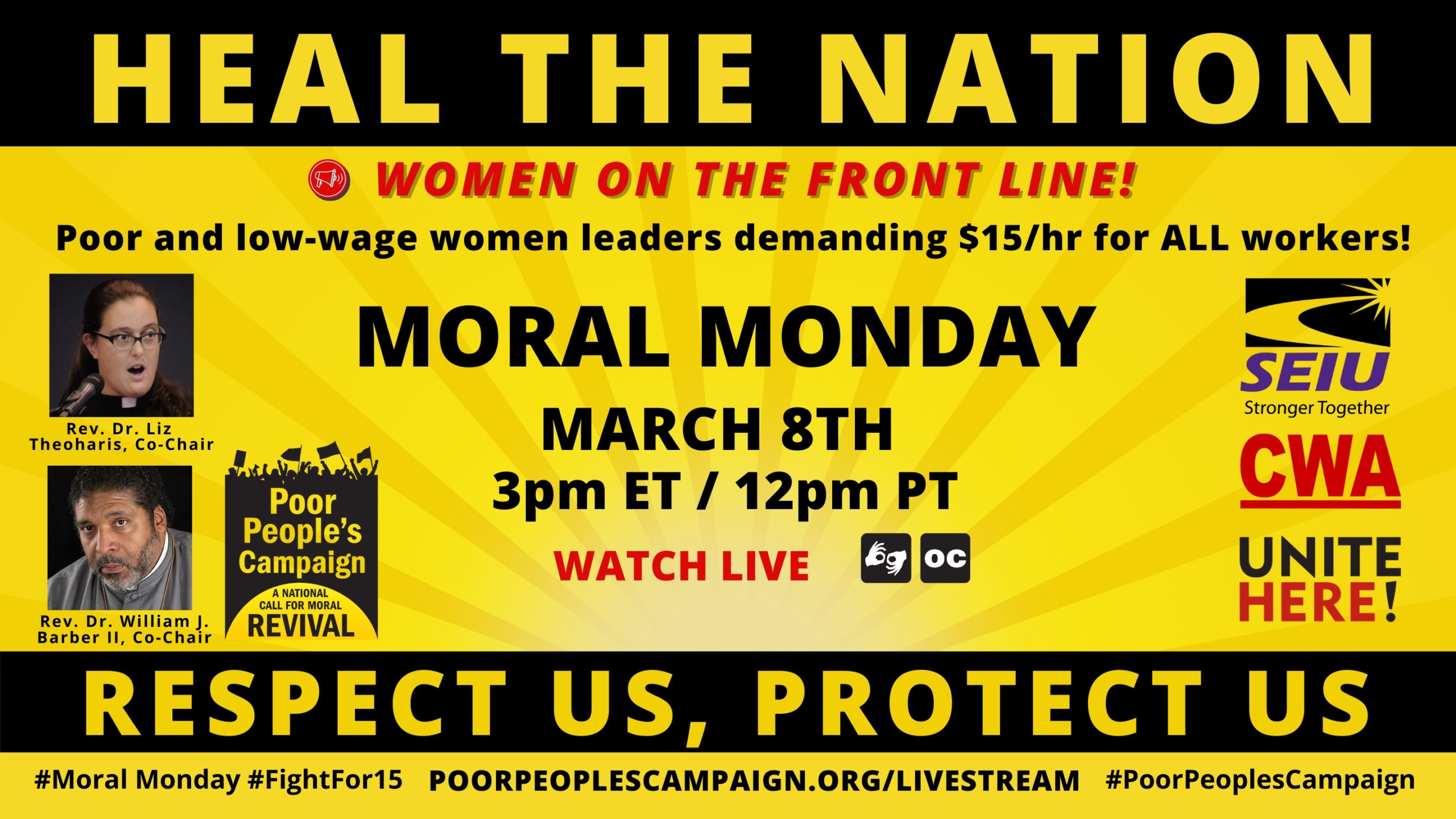 Moral Monday Women on the Frontline Poor People's Campaign
