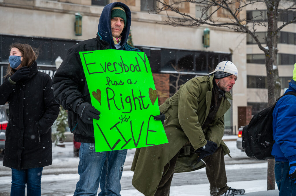 Vigil for lives lost to poverty and homelessness in Wausau